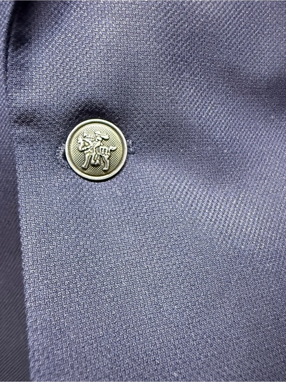 Hart Schaffner Marx Navy Single-Button Sport Coat